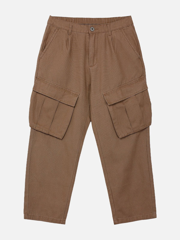 Levefly - Solid Large Pocket Pants - Streetwear Fashion - levefly.com