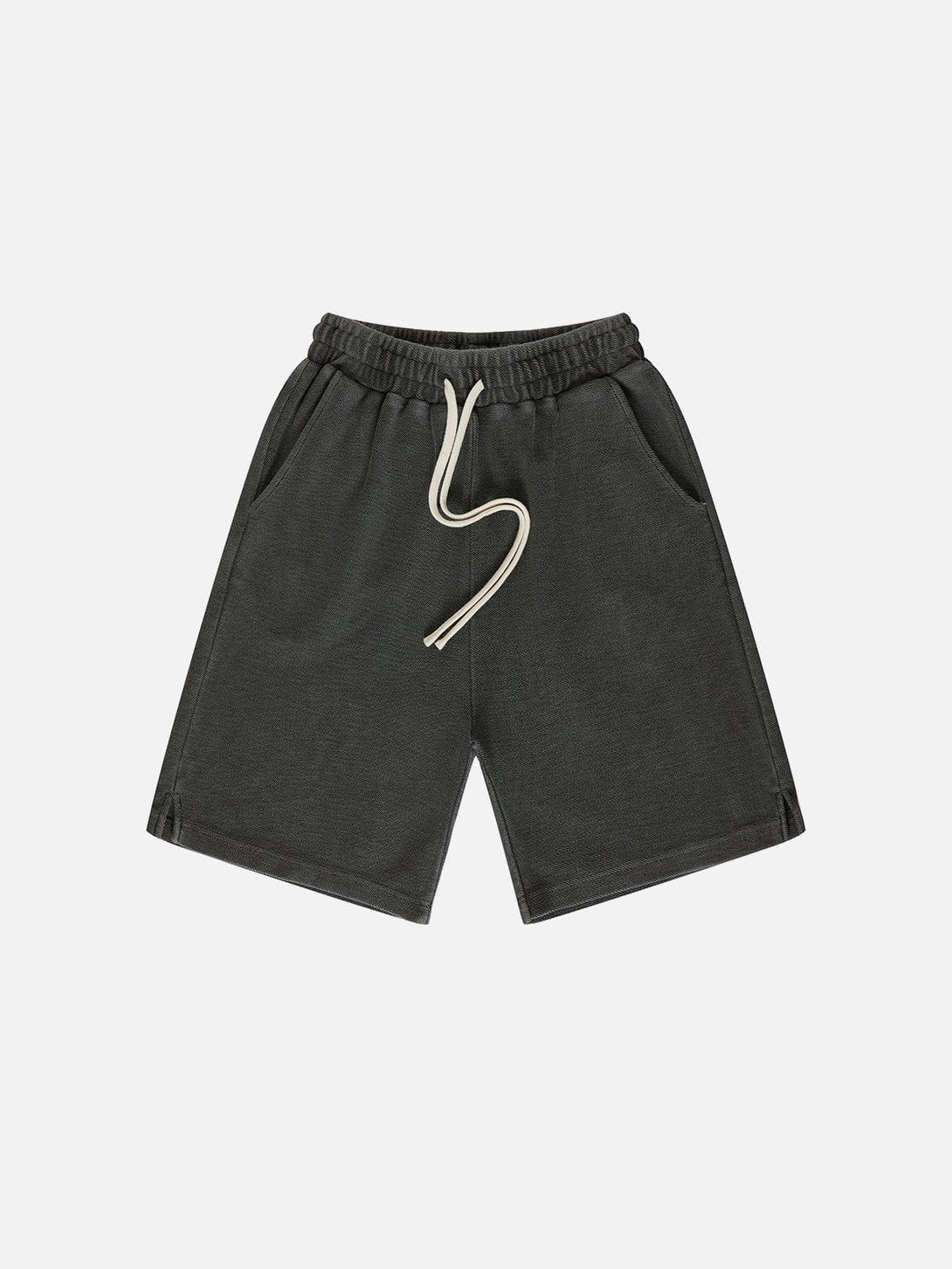 Levefly - Solid Washed Shorts - Streetwear Fashion - levefly.com