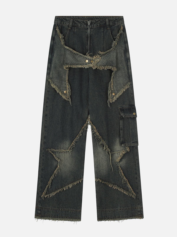 Levefly - Star Jeans - Streetwear Fashion - levefly.com