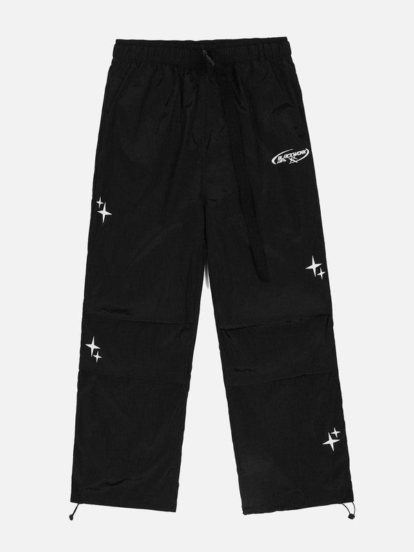 Levefly - Star Print Casual Pants - Streetwear Fashion - levefly.com