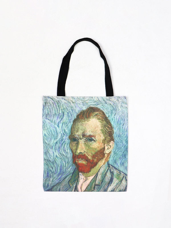 Levefly - Starry Sky Oil Painting Canvas Bag - Streetwear Fashion - levefly.com