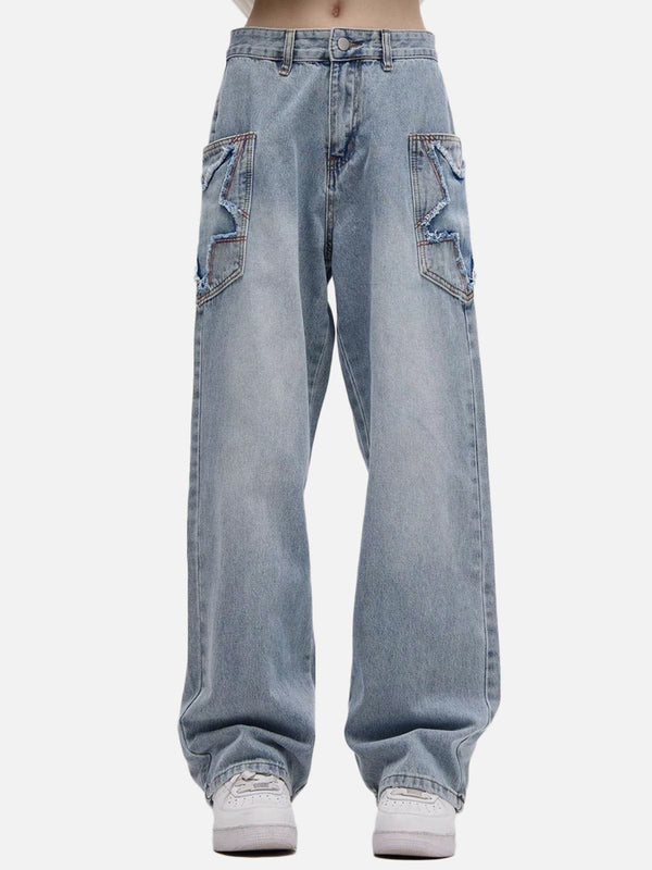 Levefly - Stars Jeans - Streetwear Fashion - levefly.com