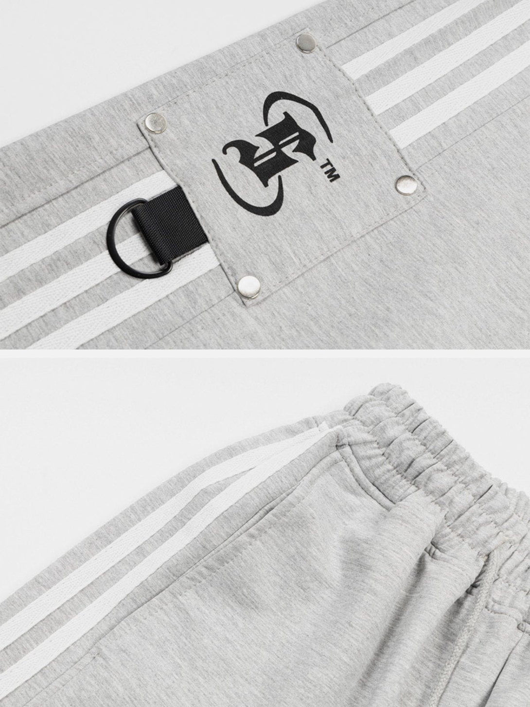Levefly - Striped Drawstring Sweatpants - Streetwear Fashion - levefly.com