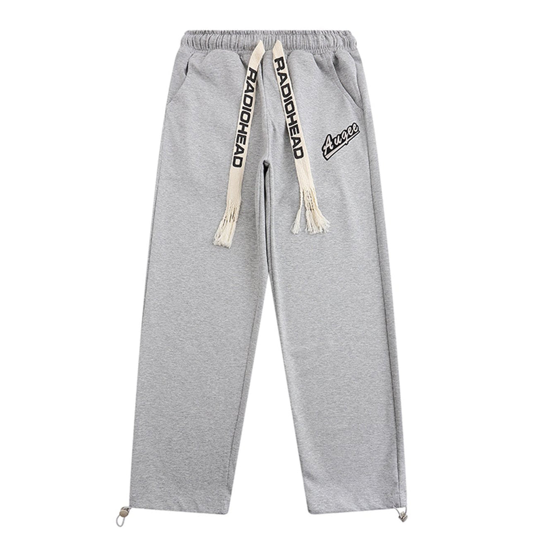 Levefly - Vintage Letters Embroidery Sweatpants - Streetwear Fashion - levefly.com