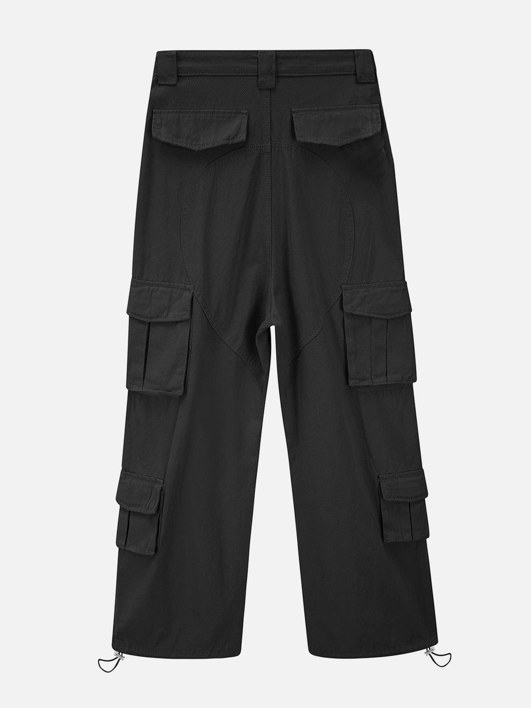 Levefly - Vintage Multi-Pocket Solid Cargo Pants - Streetwear Fashion - levefly.com