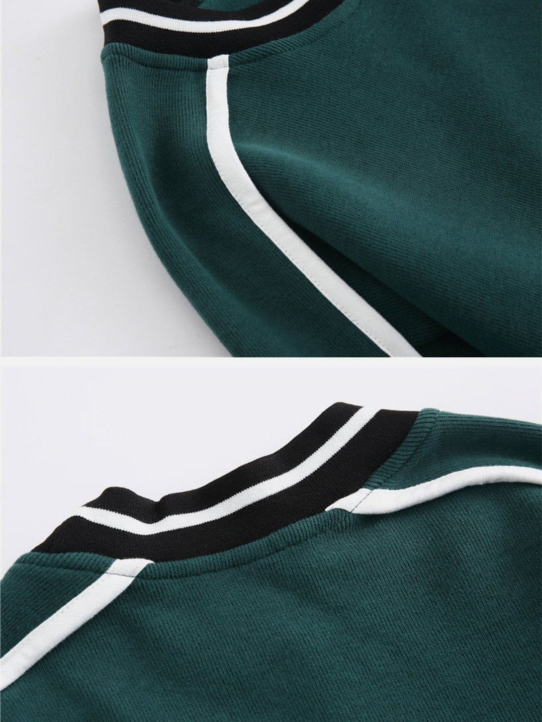 Levefly - Vintage Patchwork Letter FRON Sweatshirt - Streetwear Fashion - levefly.com
