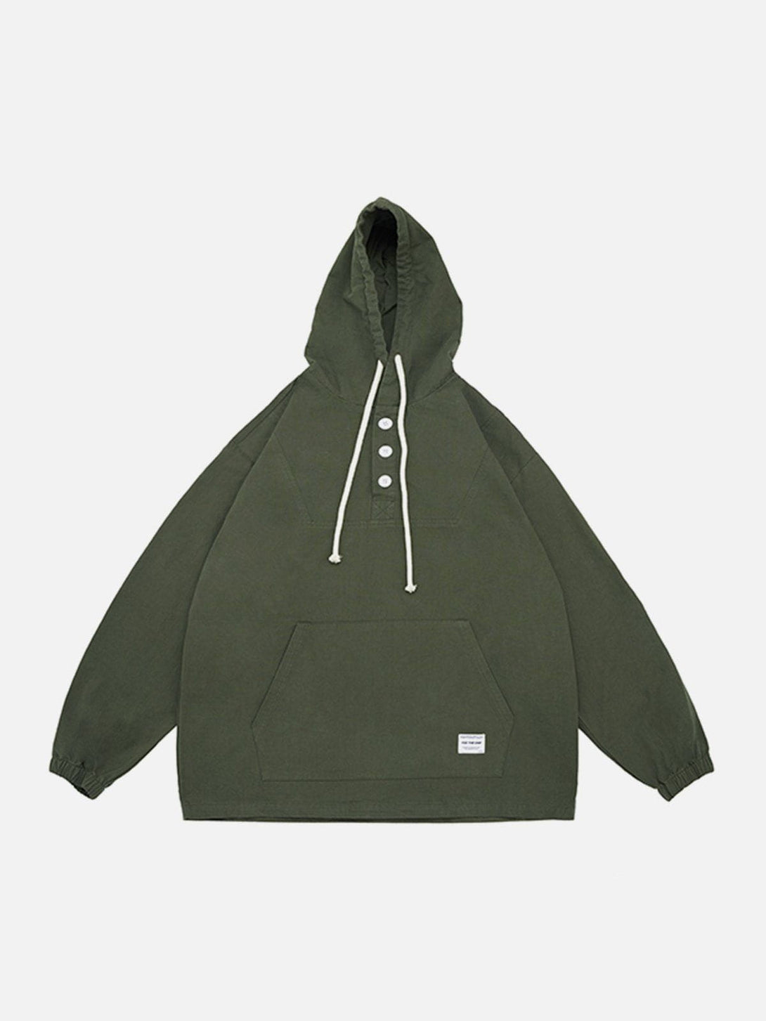 Levefly - Vintage Solid Wash Hoodie - Streetwear Fashion - levefly.com