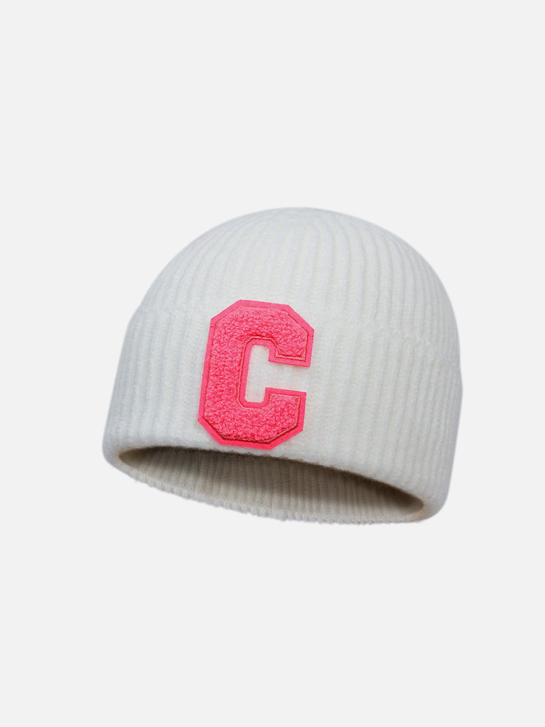 Levefly - Warm Curled "C" Letter Knitted Hat - Streetwear Fashion - levefly.com
