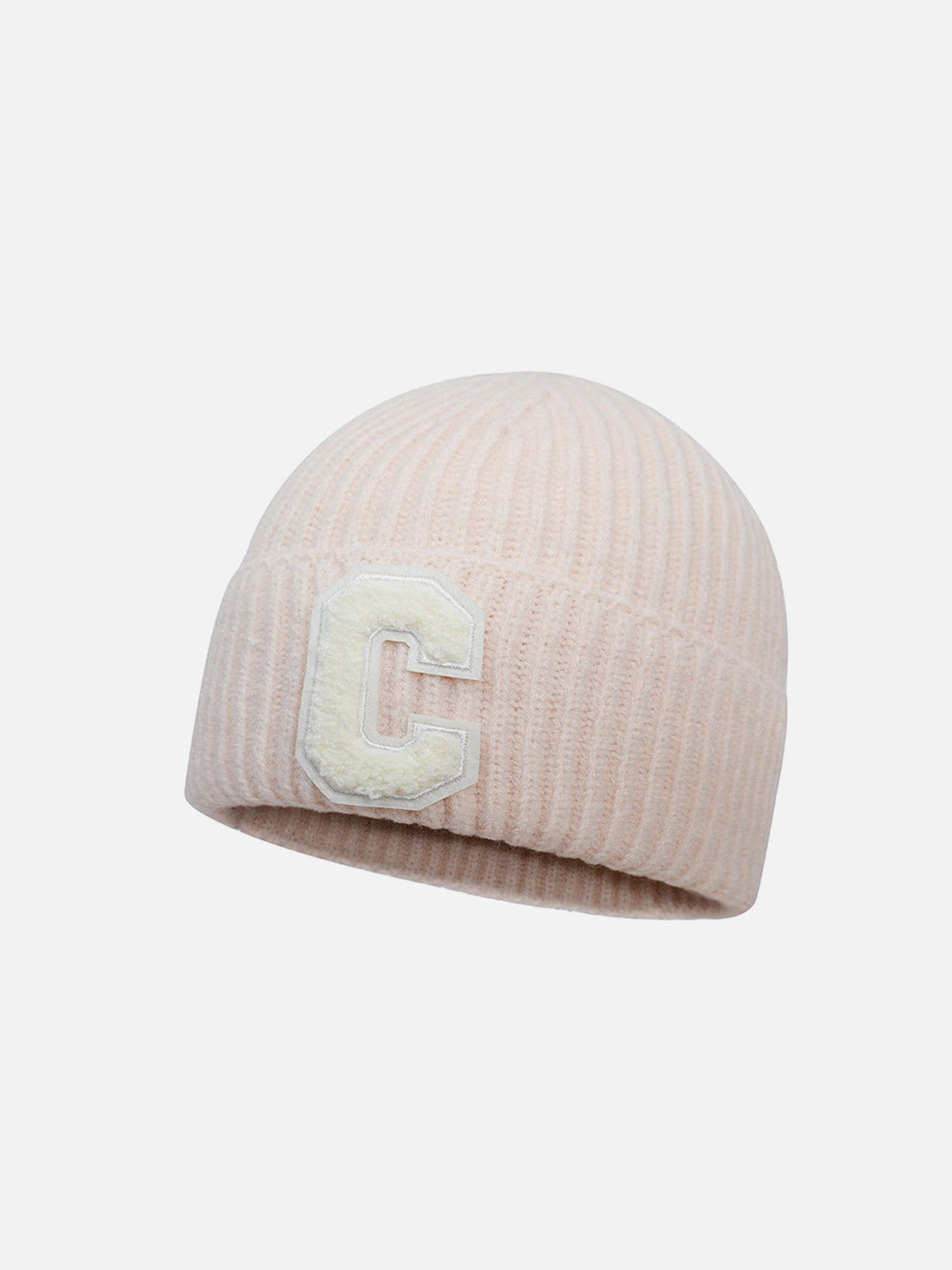 Levefly - Warm Curled "C" Letter Knitted Hat - Streetwear Fashion - levefly.com