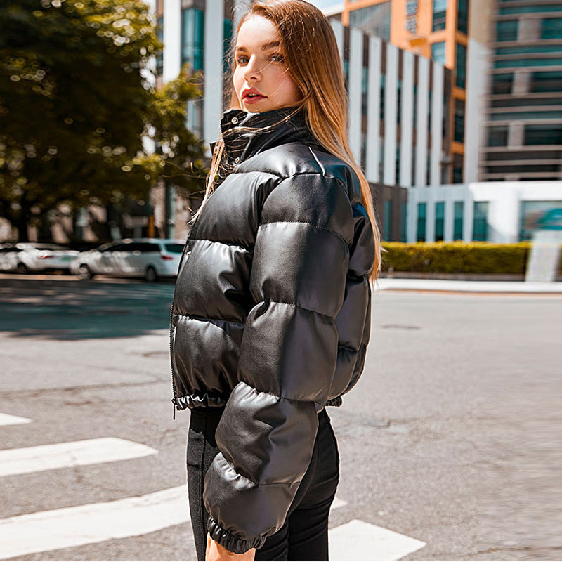 Levefly - Winter Warm Thick PU Leather Coats - Streetwear Fashion - levefly.com