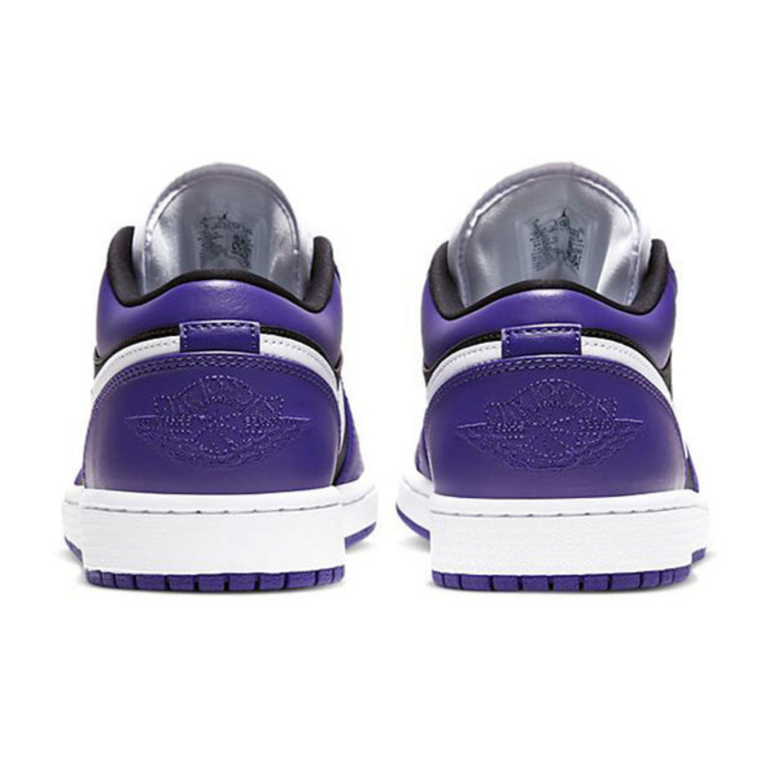 Air Jordan 1 Low 'Court Purple Black'- Streetwear Fashion 950 - levefly.com