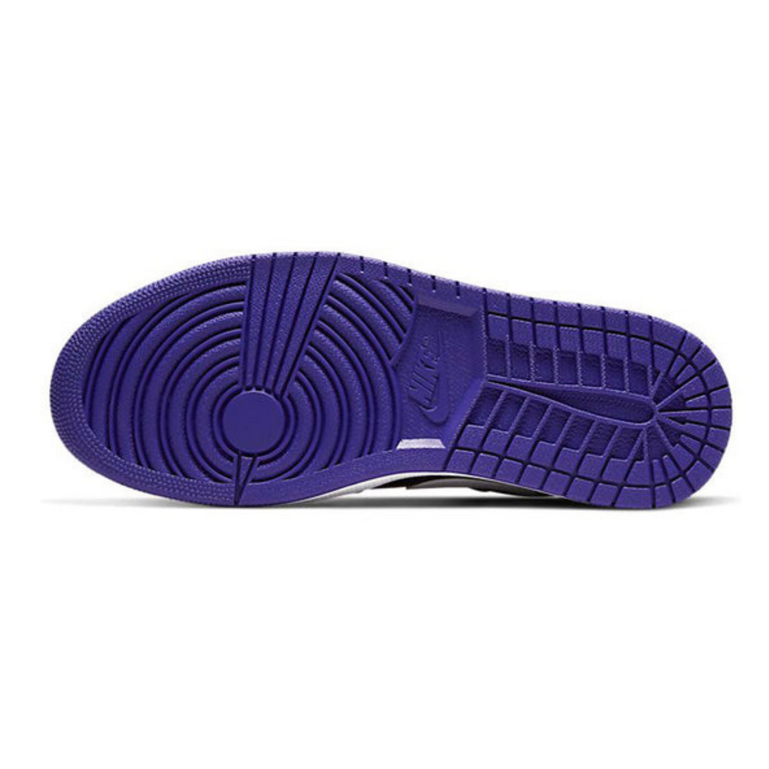 Air Jordan 1 Low 'Court Purple Black'- Streetwear Fashion 950 - levefly.com