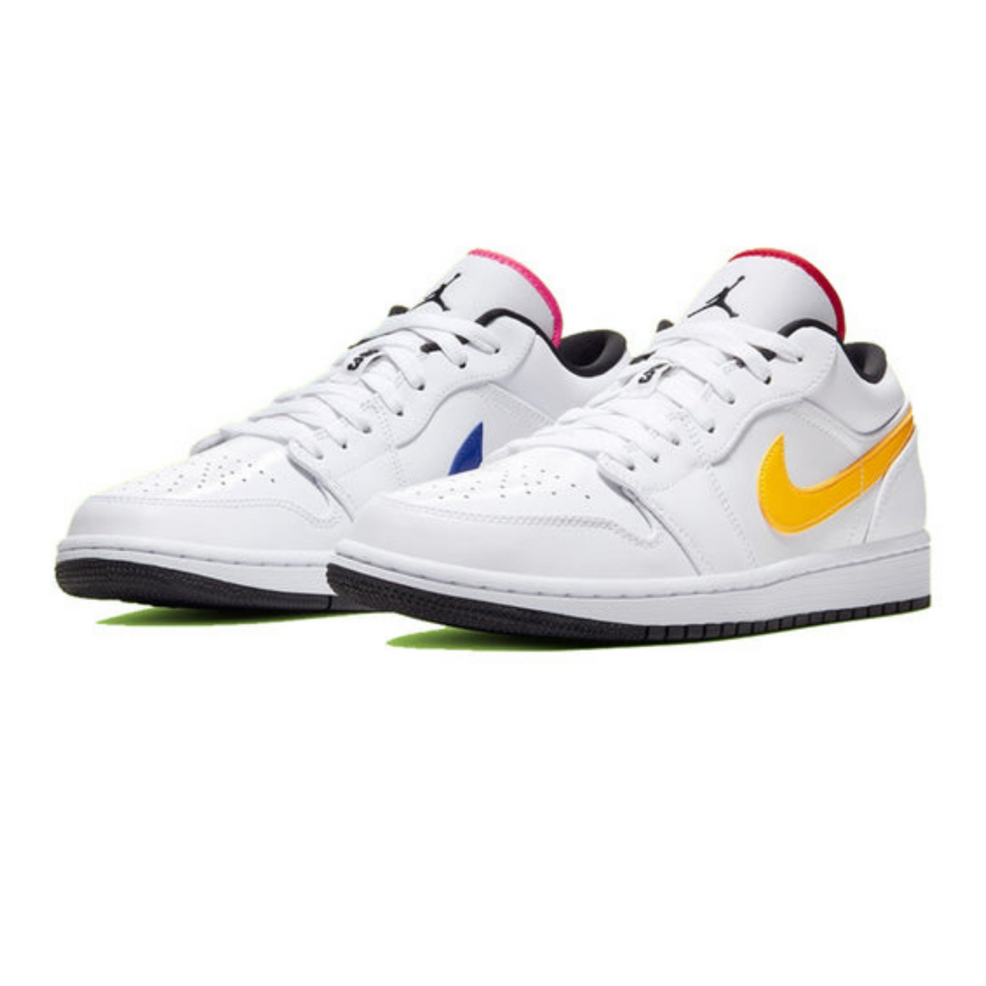 Air Jordan 1 Low 'Multi-Color Swoosh'- Streetwear Fashion 950 - levefly.com