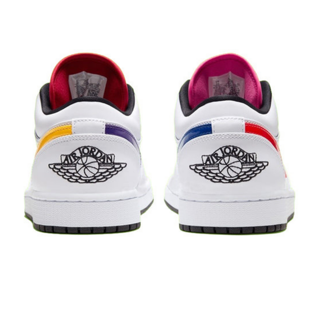 Air Jordan 1 Low 'Multi-Color Swoosh'- Streetwear Fashion 950 - levefly.com