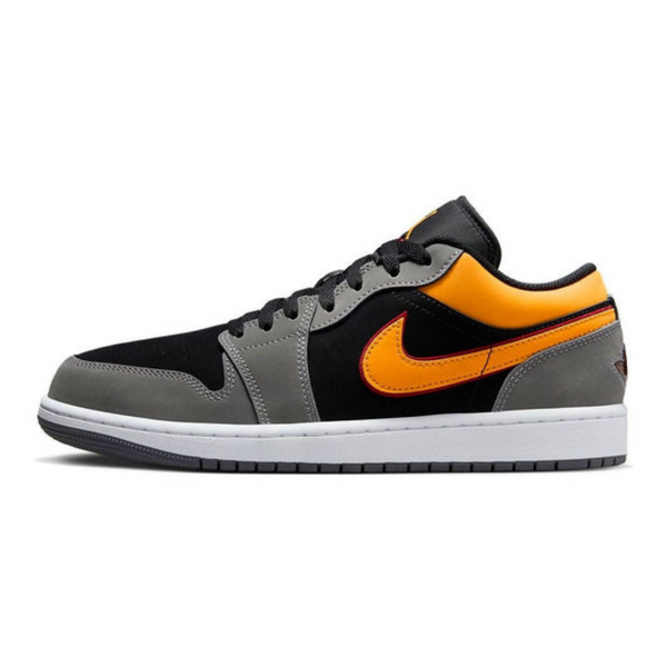 Air Jordan 1 Low SE 'Black Graphite Vivid Orange'- Streetwear Fashion 950 - levefly.com