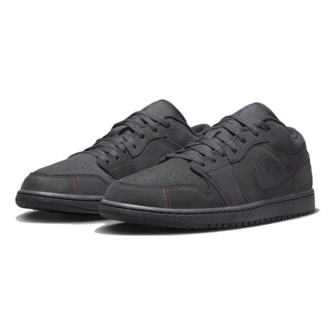 Air Jordan 1 Low SE Craft 'Dark Smoke Red'- Streetwear Fashion 950 - levefly.com