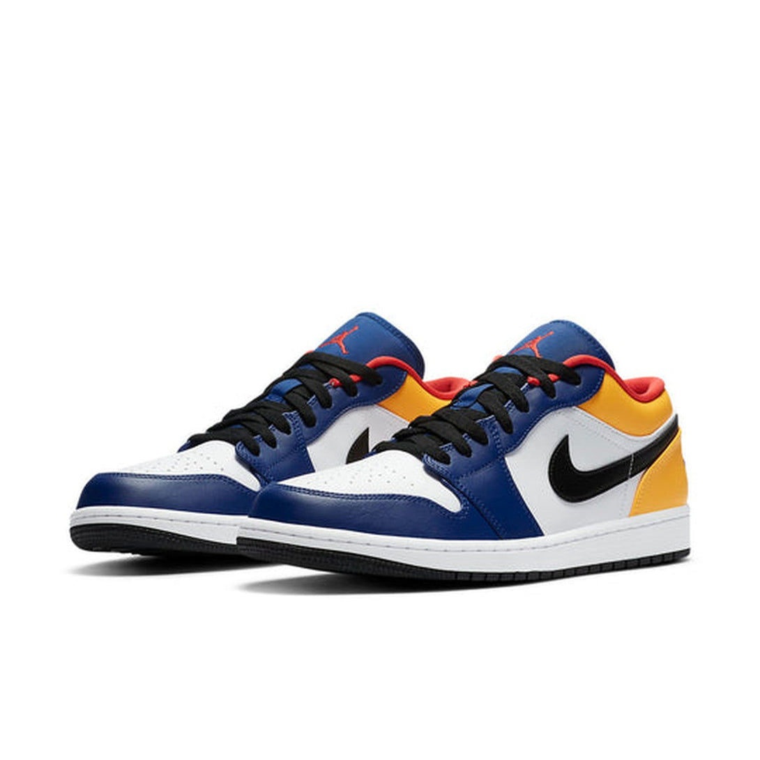 Air Jordan 1 Low 'White Deep Royal Blue'- Streetwear Fashion 950 - levefly.com