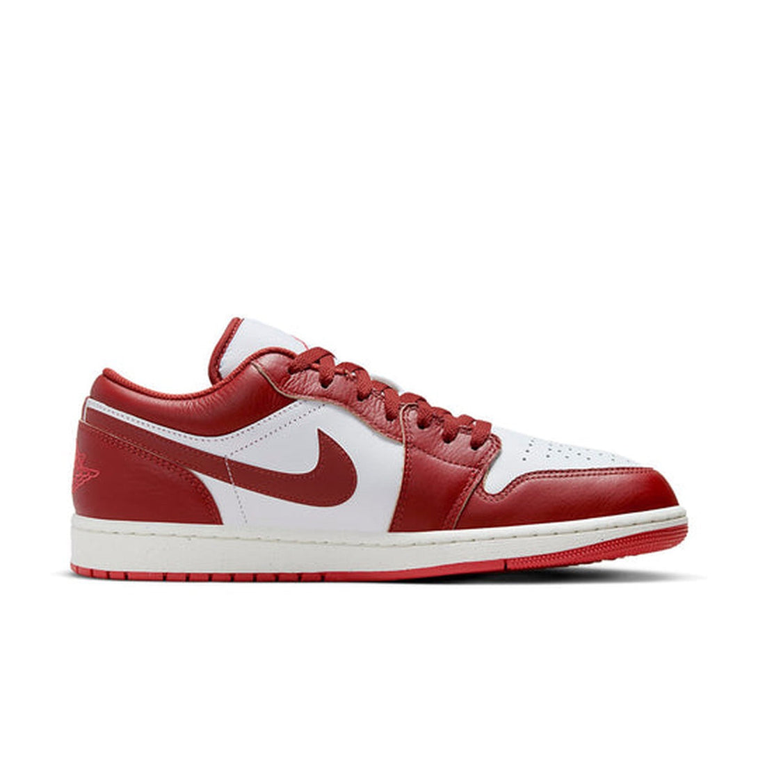 Air Jordan 1 Low 'White Dune Red'- Streetwear Fashion 950 - levefly.com