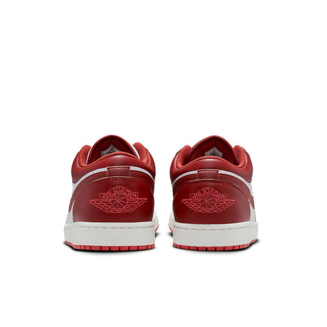 Air Jordan 1 Low 'White Dune Red'- Streetwear Fashion 950 - levefly.com