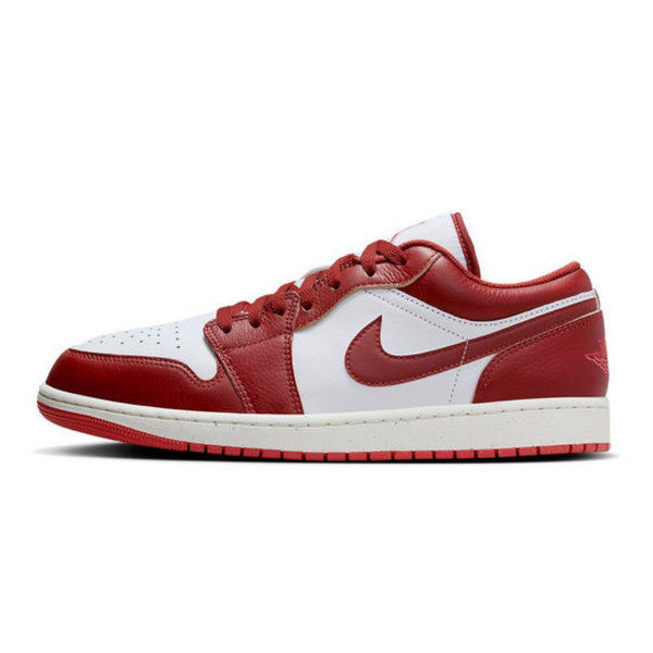 Air Jordan 1 Low 'White Dune Red'- Streetwear Fashion 950 - levefly.com