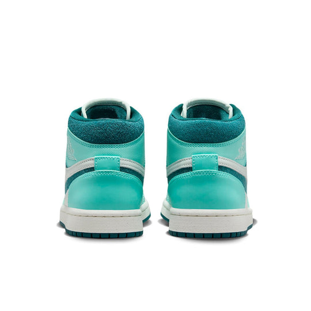 Air Jordan 1 Mid 'Bleached Turquoise' Wmns- Streetwear Fashion 950 - levefly.com