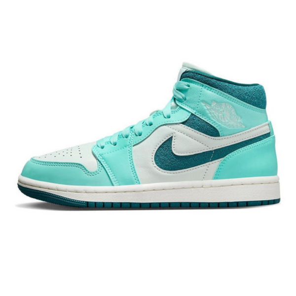 Air Jordan 1 Mid 'Bleached Turquoise' Wmns- Streetwear Fashion 950 - levefly.com