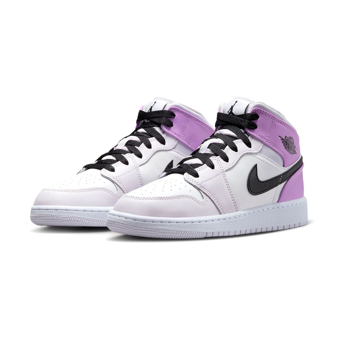 Air Jordan 1 Mid GS 'Barely Grape'- Streetwear Fashion 950 - levefly.com