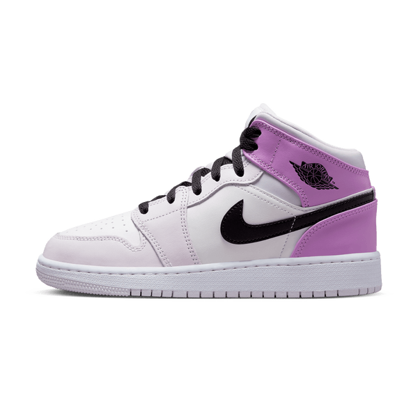 Air Jordan 1 Mid GS 'Barely Grape'- Streetwear Fashion 950 - levefly.com