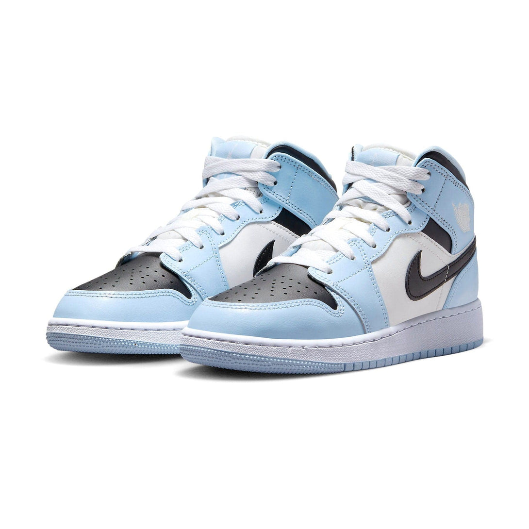 Air Jordan 1 Mid GS 'Ice Blue'- Streetwear Fashion 950 - levefly.com