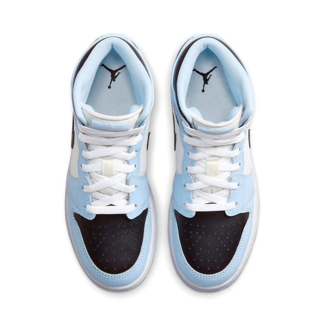 Air Jordan 1 Mid GS 'Ice Blue'- Streetwear Fashion 950 - levefly.com