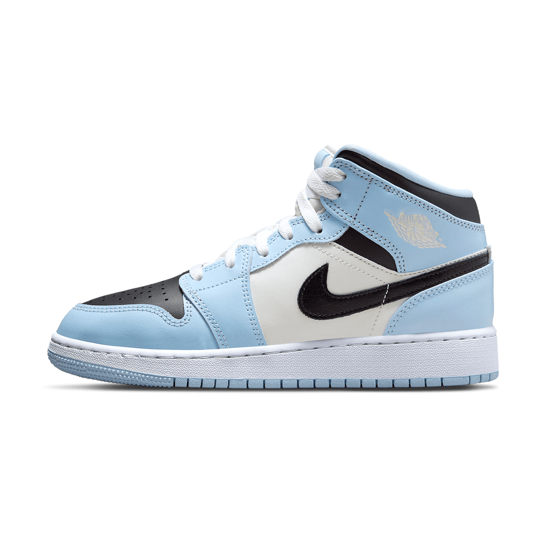 Air Jordan 1 Mid GS 'Ice Blue'- Streetwear Fashion 950 - levefly.com