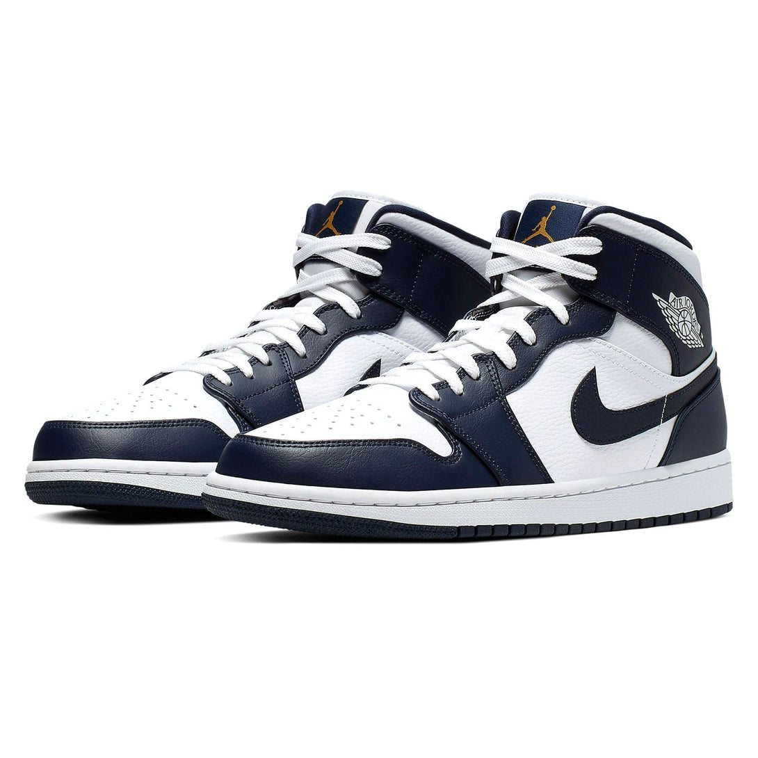 Air Jordan 1 Mid 'Obsidian'- Streetwear Fashion 950 - levefly.com