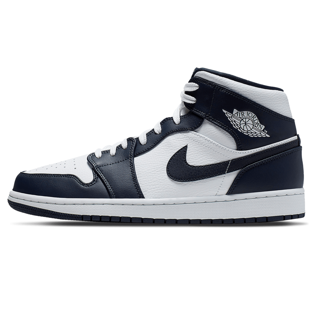 Air Jordan 1 Mid 'Obsidian'- Streetwear Fashion 950 - levefly.com