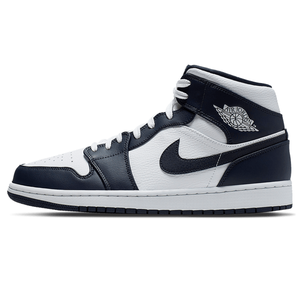 Air Jordan 1 Mid 'Obsidian'- Streetwear Fashion 950 - levefly.com