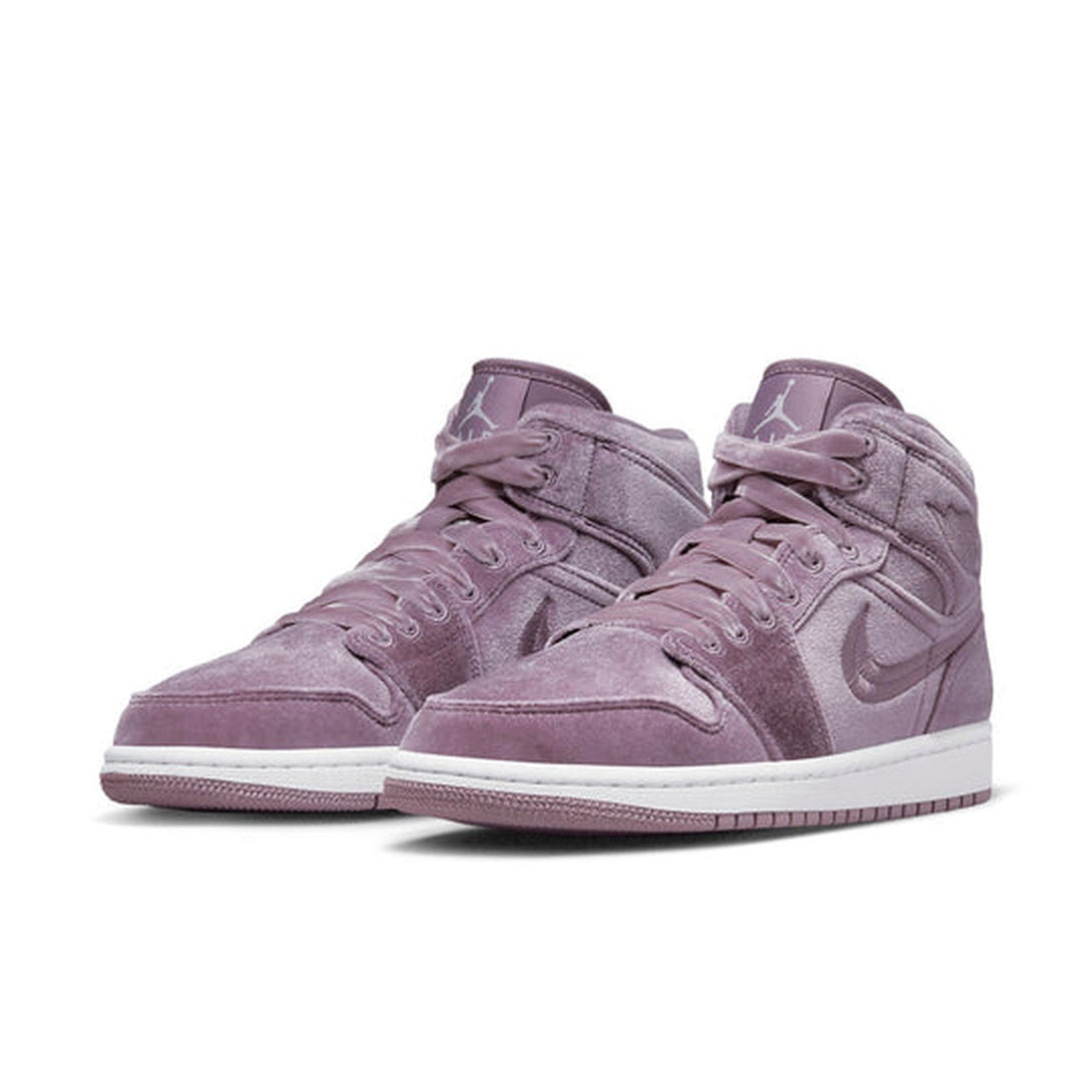 Air Jordan 1 Mid 'Purple Velvet' Wmns- Streetwear Fashion 950 - levefly.com