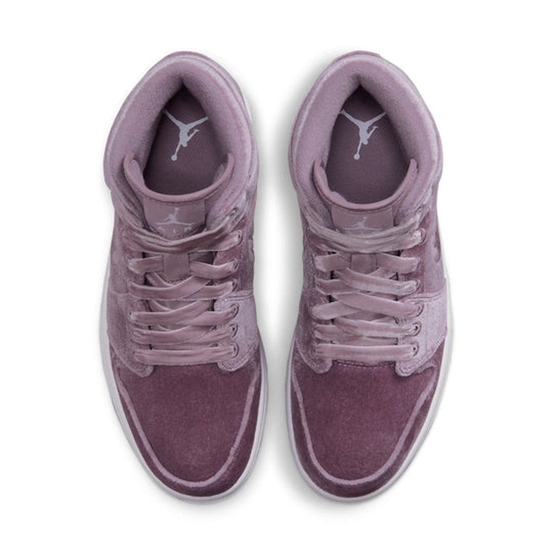 Air Jordan 1 Mid 'Purple Velvet' Wmns- Streetwear Fashion 950 - levefly.com