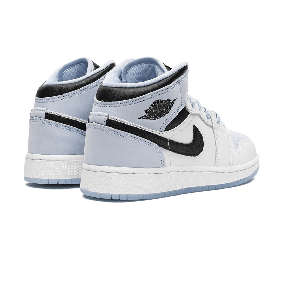 Air Jordan 1 Mid SE GS 'White Ice Blue'- Streetwear Fashion 950 - levefly.com