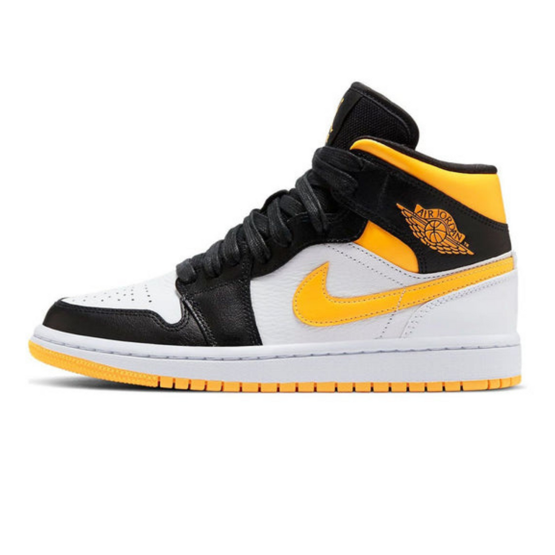 Air Jordan 1 Mid SE 'White Laser Orange' Wmns- Streetwear Fashion 950 - levefly.com