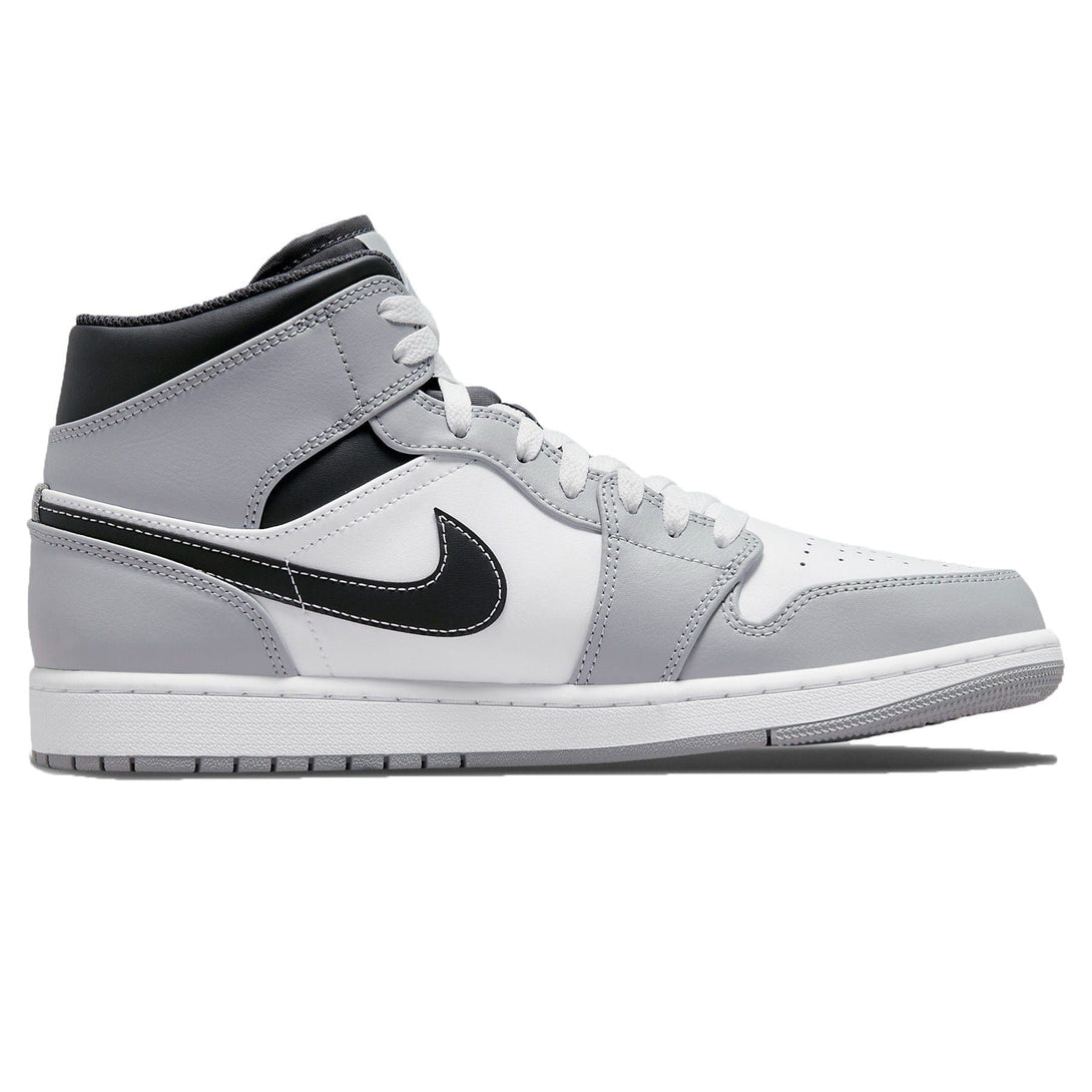 Air Jordan 1 Mid Smoke Grey Anthracite- Streetwear Fashion 950 - levefly.com