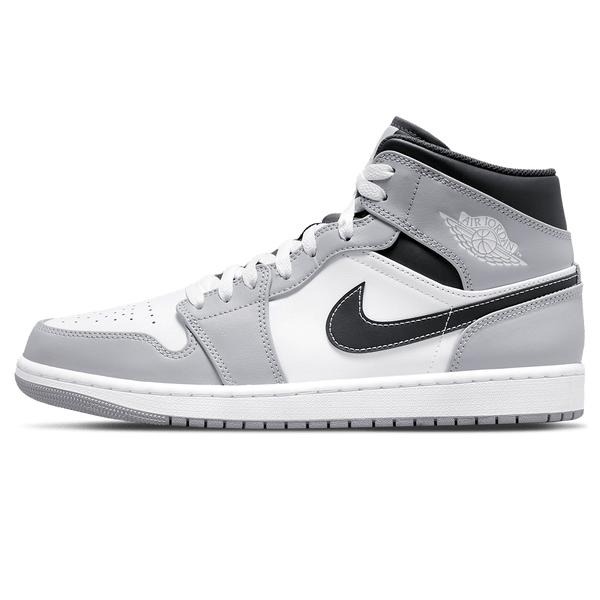 Air Jordan 1 Mid Smoke Grey Anthracite- Streetwear Fashion 950 - levefly.com