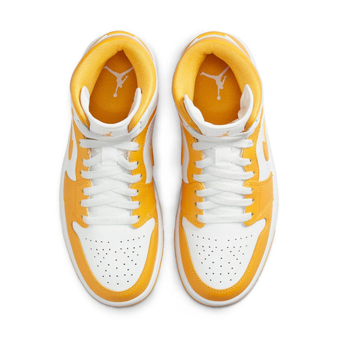 Air Jordan 1 Mid 'University Gold' Wmns- Streetwear Fashion 950 - levefly.com