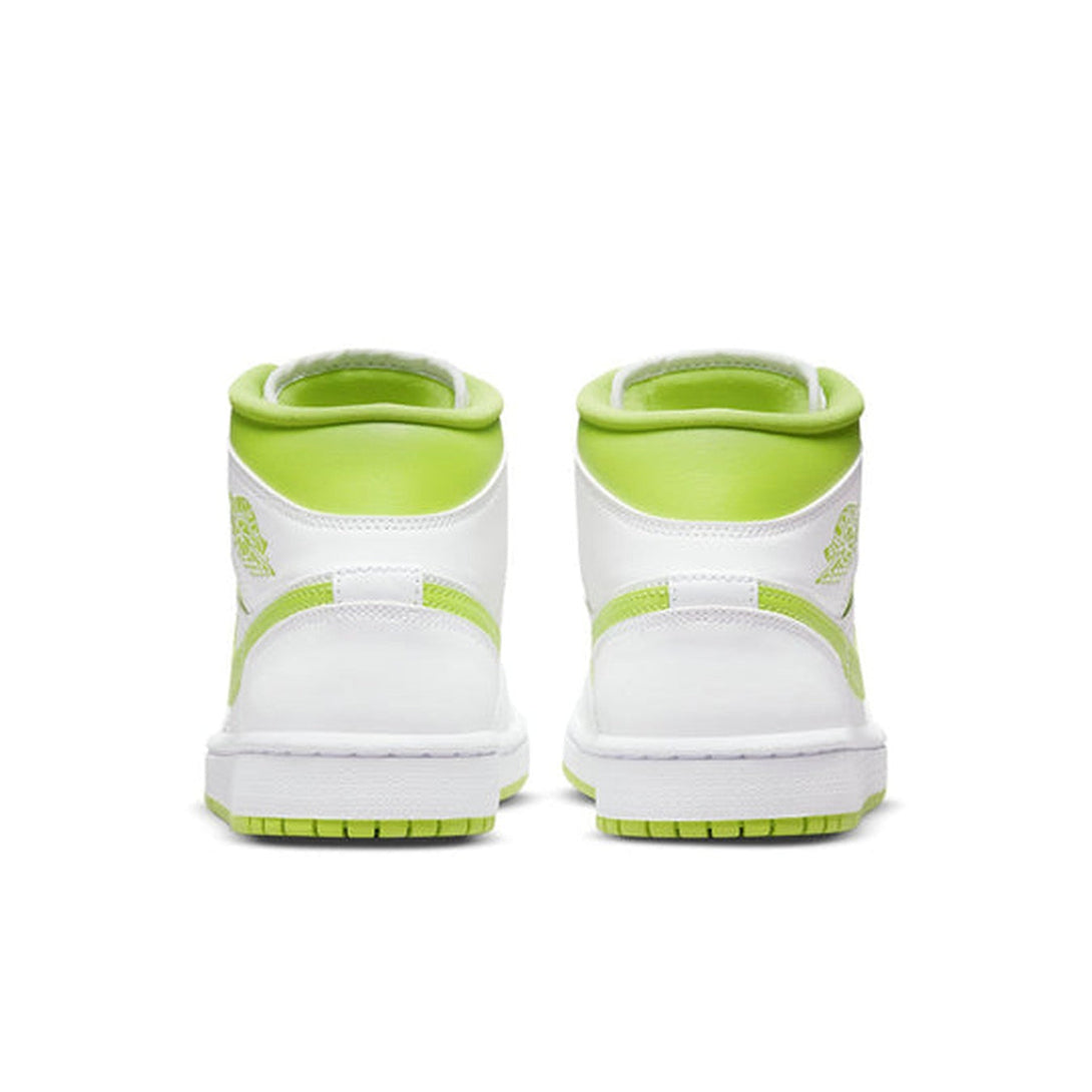 Air Jordan 1 Mid 'White Lime' Wmns- Streetwear Fashion 950 - levefly.com