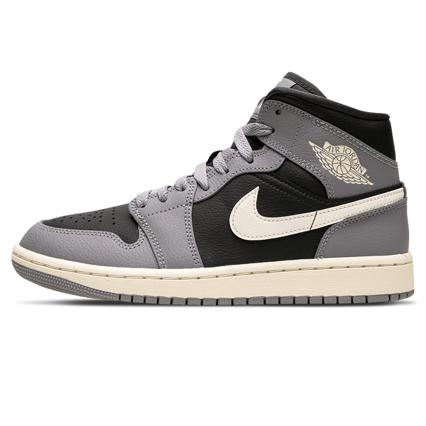 Air Jordan 1 Mid Wmns 'Cement Grey'- Streetwear Fashion 950 - levefly.com