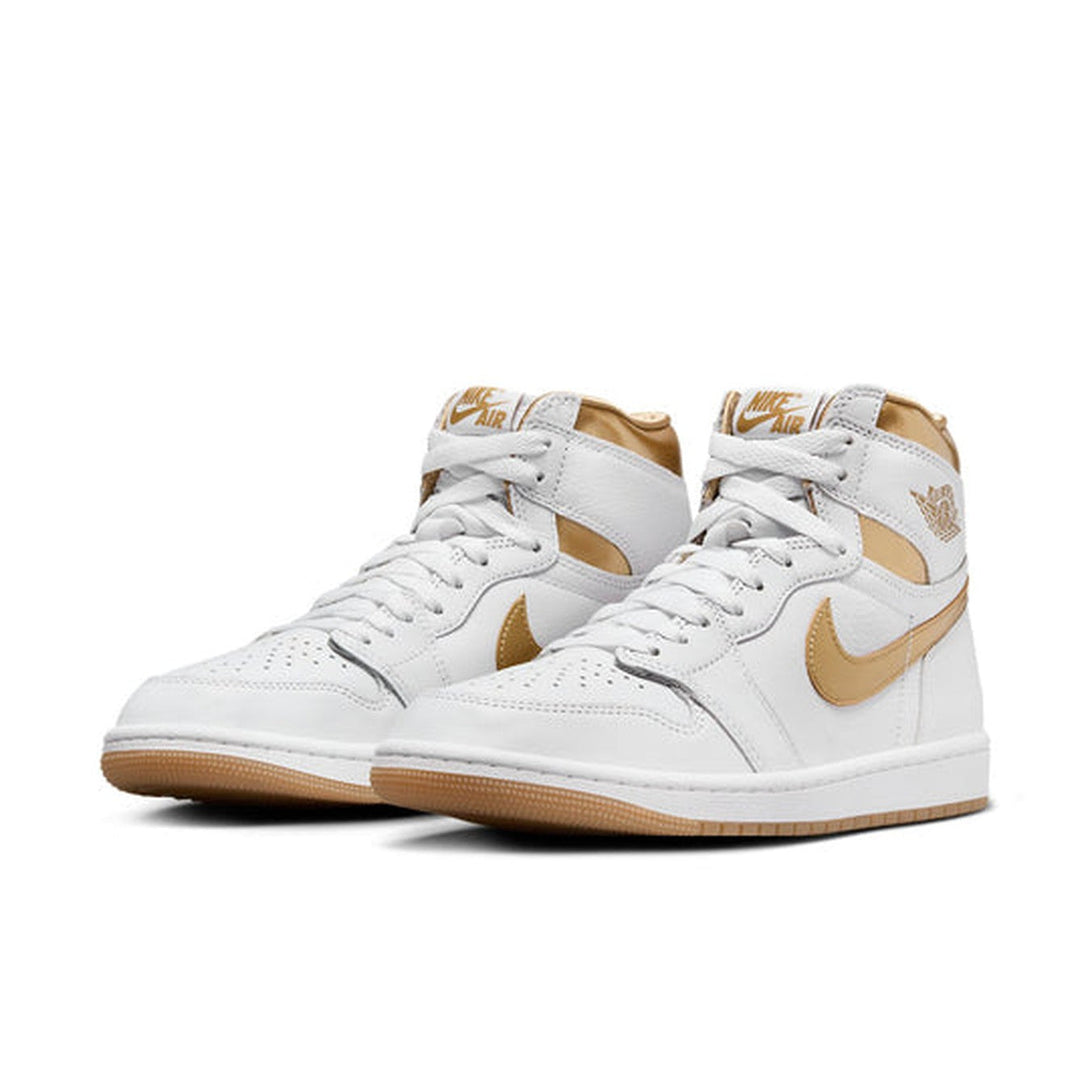 Air Jordan 1 OG 'White Metallic Gold' Wmns- Streetwear Fashion 950 - levefly.com