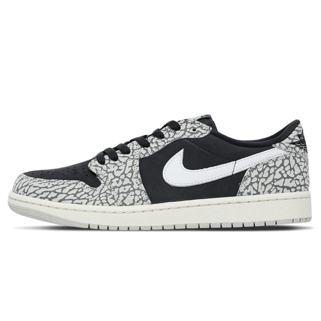 Air Jordan 1 Retro Low OG 'Black Cement'- Streetwear Fashion 950 - levefly.com