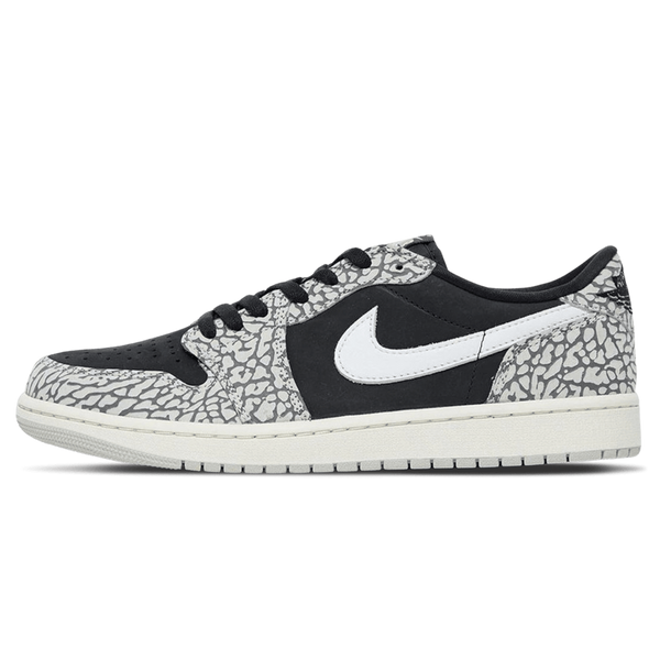 Air Jordan 1 Retro Low OG 'Black Cement'- Streetwear Fashion 950 - levefly.com