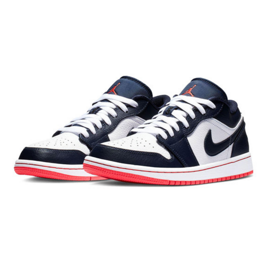 Air Jordan 1 Retro Low 'Obsidian Ember Glow'- Streetwear Fashion 950 - levefly.com