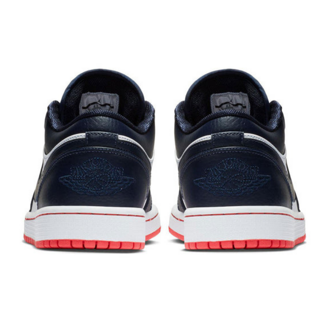 Air Jordan 1 Retro Low 'Obsidian Ember Glow'- Streetwear Fashion 950 - levefly.com