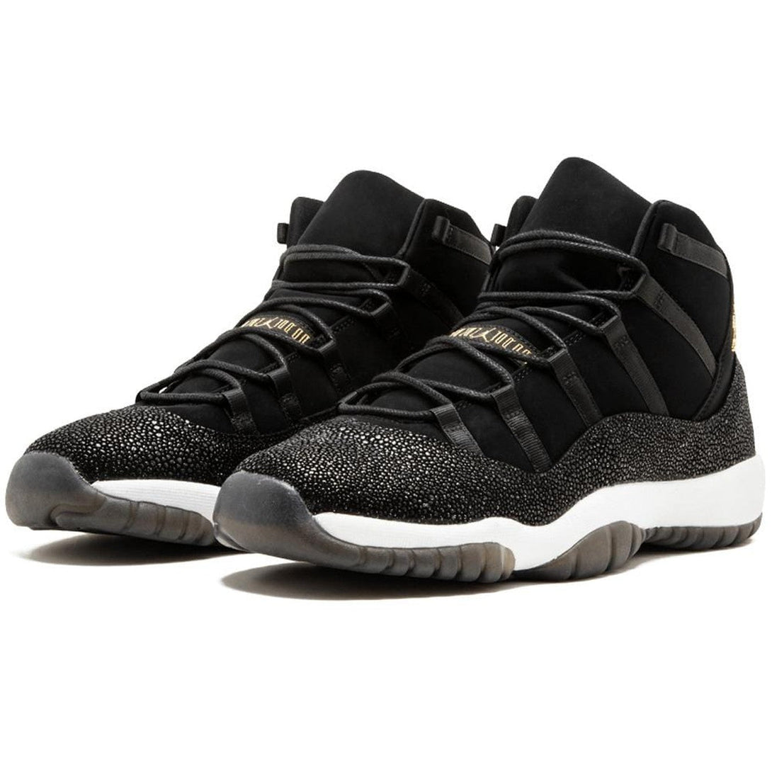 Air Jordan 11 HC Heiress GG Black-Metallic Gold- Streetwear Fashion 950 - levefly.com