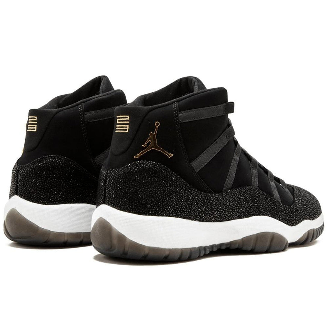 Air Jordan 11 HC Heiress GG Black-Metallic Gold- Streetwear Fashion 950 - levefly.com